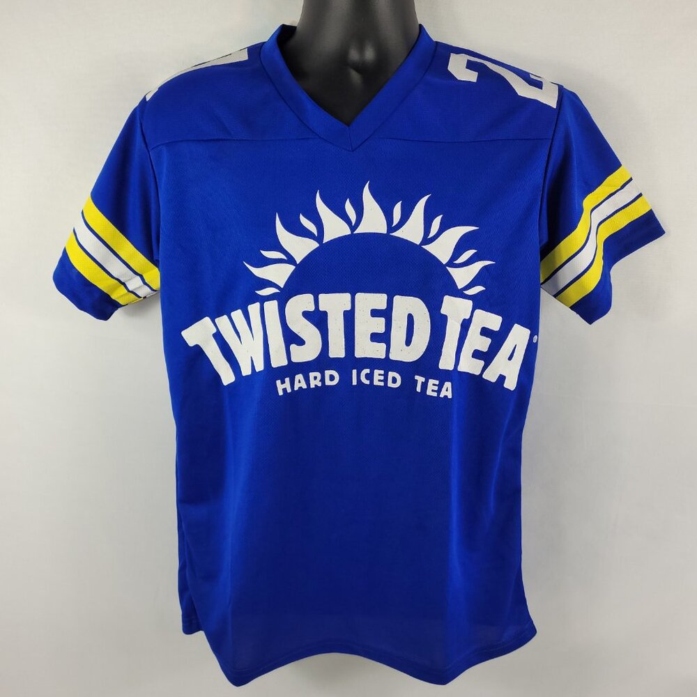 Twisted Tea Vintage Football Jersey #21 Mens size Small